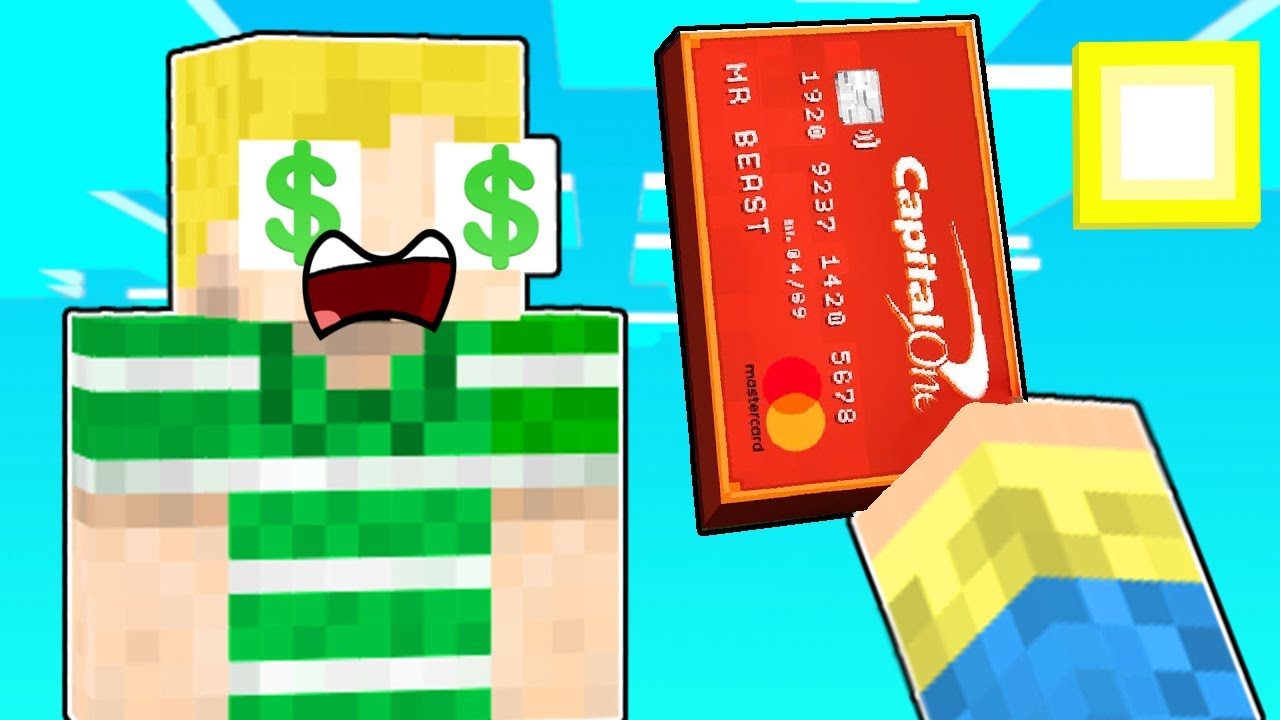 Jeg Giver Emil Mit Kreditkort I Minecraft!!