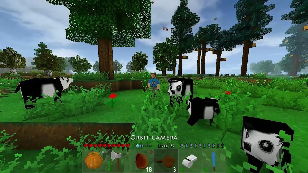 DOMANDO OS PANDAS NO SURVIVALCRAT 2 VIDA DE VAQUEIRO EP 18