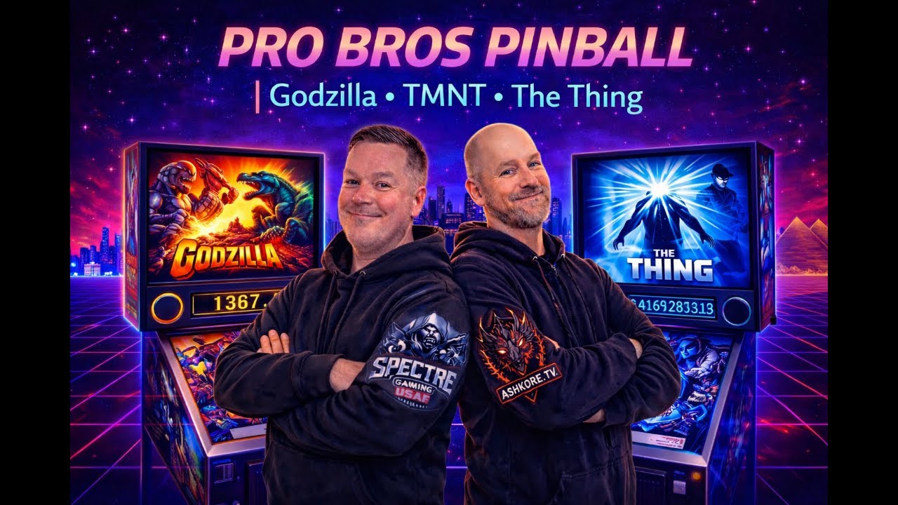 Saturday Night Pinball with the ProBros | Godzilla • TMNT • The Thing