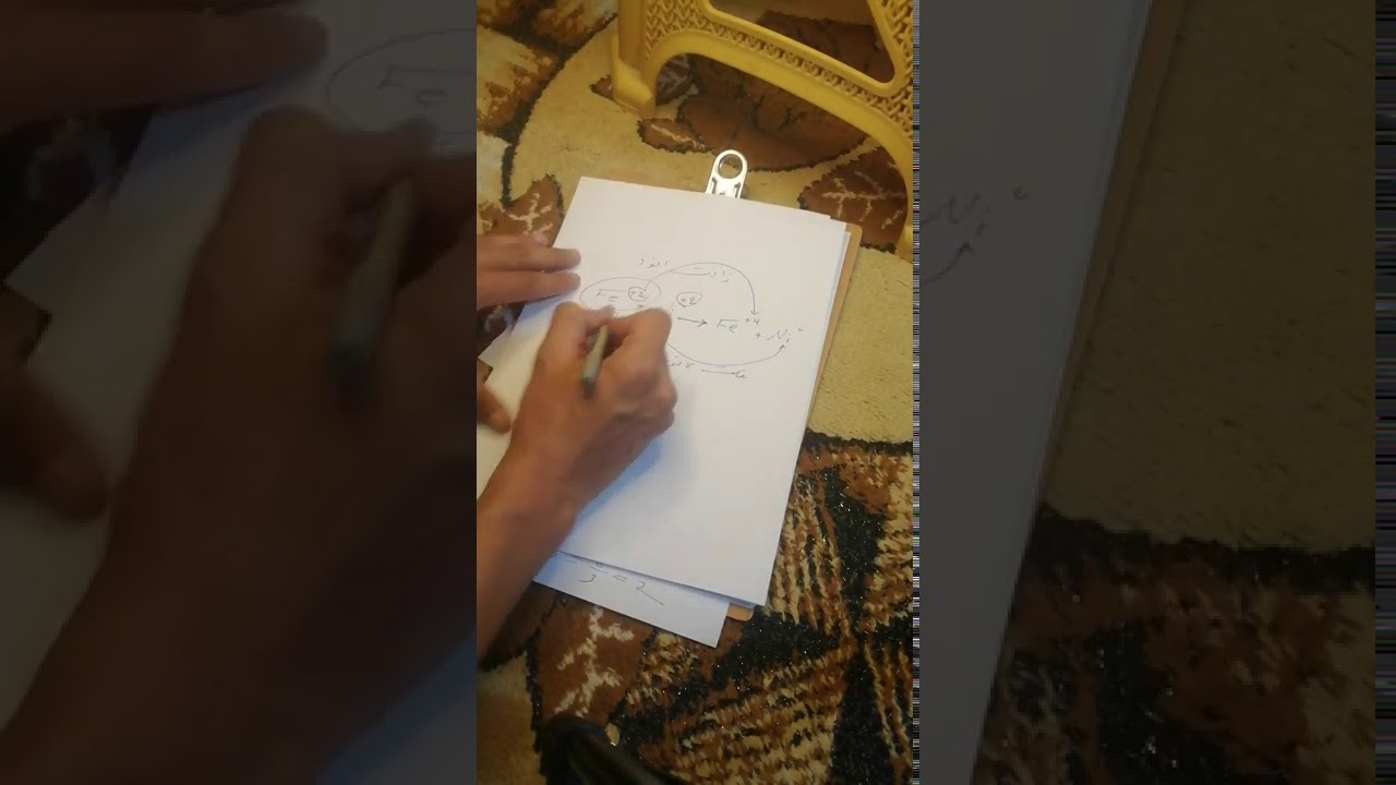 تعلم كتابة معادلة التاكسد والاختزال (اهم مقطع مرتبط بكل مواضيع الفصل الرابع الكيمياء الكهربائية)