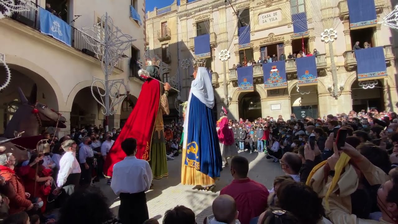 Jota dels Gegants de Valls - Festes Decennals de la Mare de Déu de la Candela (2/2/2022)