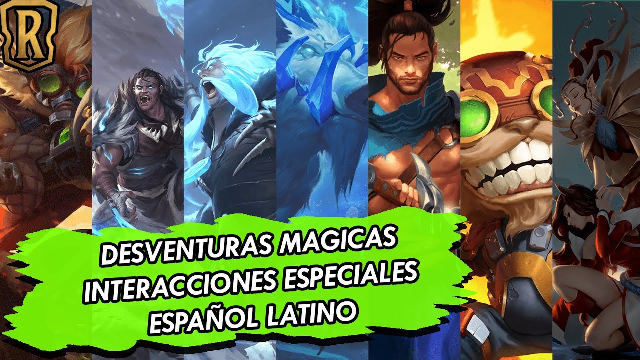 DESVENTURAS MAGICAS INTERACCIONES ESPECIALES ESPAÑOL LATINO LOR