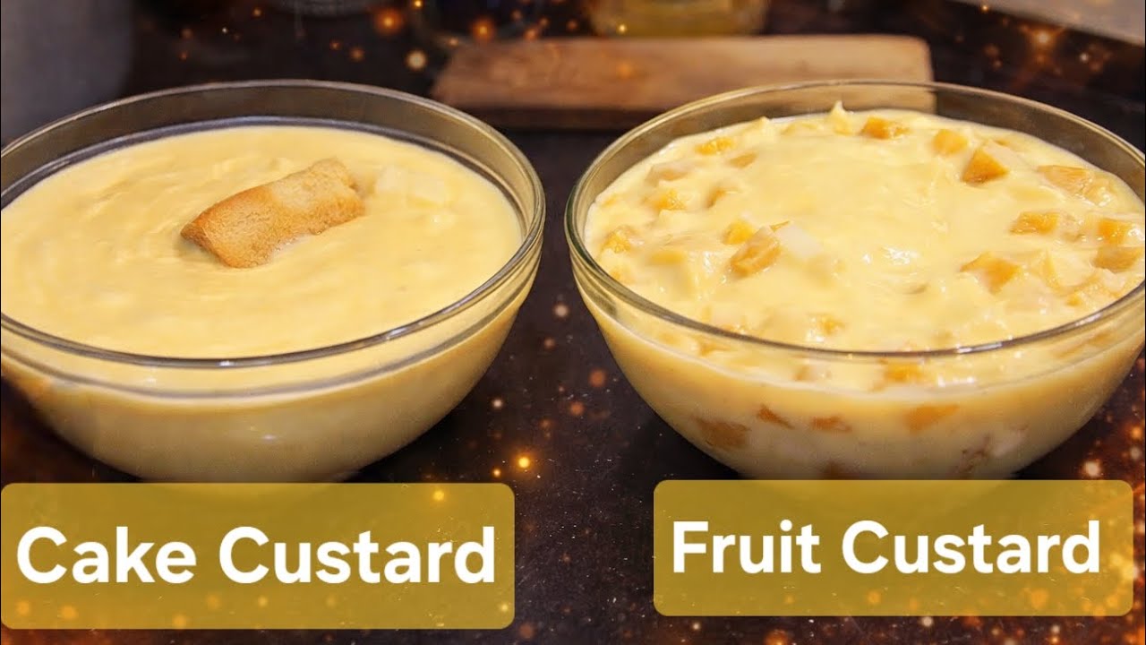 “2 Qisam Ka Creamy Custard | Ek Video Mein Dono Recipes”