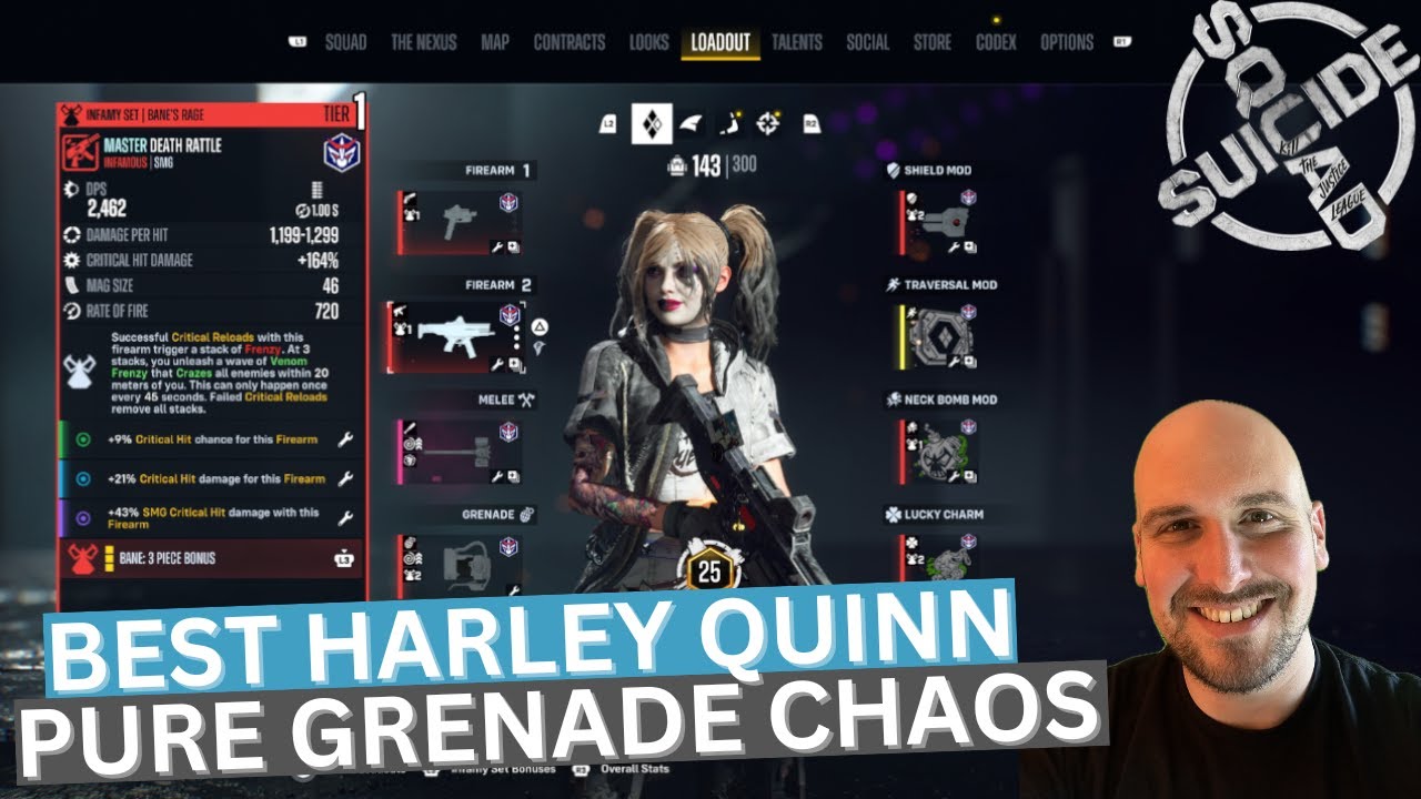 BEST HARLEY QUINN BUILD | SUICIDE SQUAD GAME