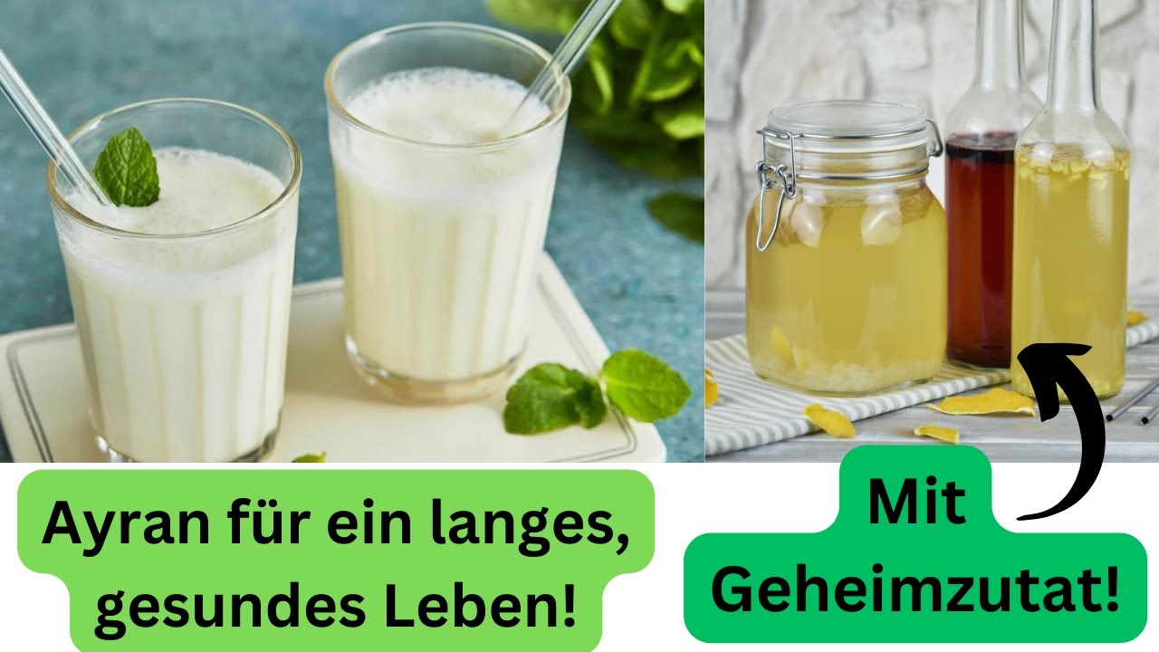 Probiotisches Ayran herstellen!  Isotonisches Sportgetr&auml;nk!
