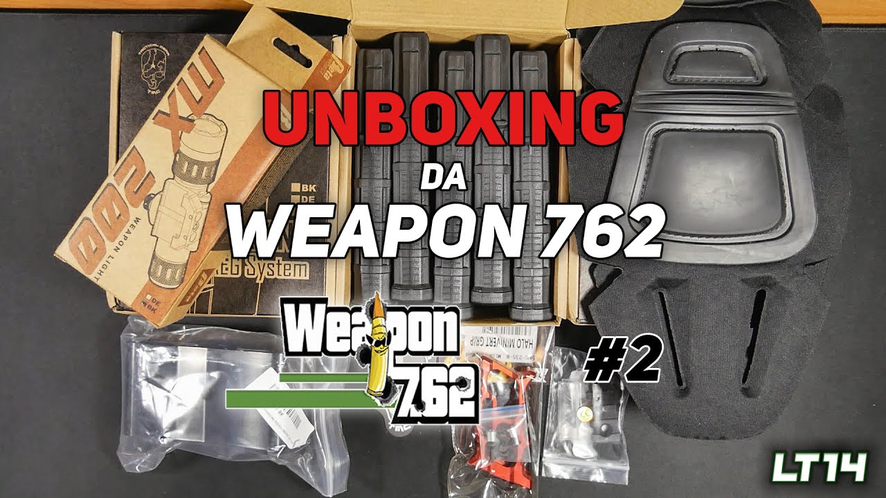 Unboxing da Weapon 762 #2 - Softair (Caricatori Monofilari, Torcia, Grip)