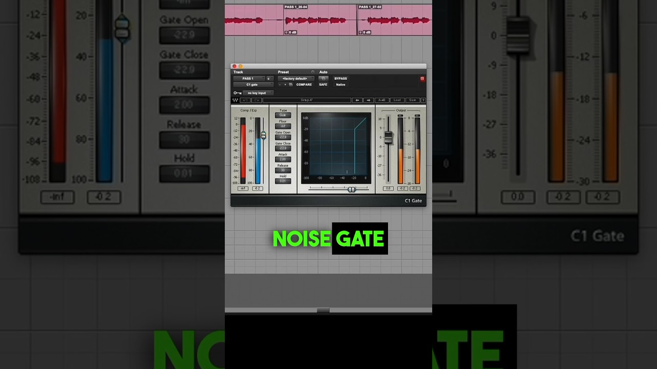 Cleaner Sounding Vocals By Using A Noise Gate!