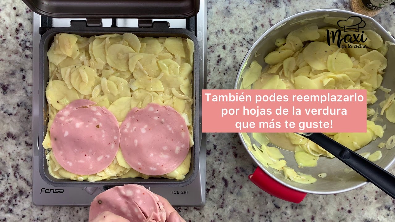 Tortilla en la Flip Mil hojas de Papas