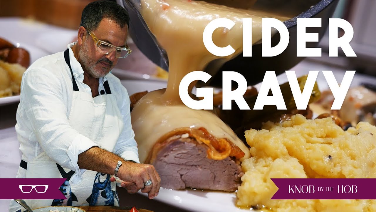 A DELICIOUS APPLE AND CIDER GRAVY | KNOB BY THE HOB | STEVEN DAVIES