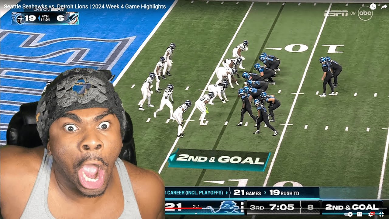 Lions Fan Reacts to Detroit Lions vs. Seattle Seahawks  | 2024 Week 4 Game Highlights