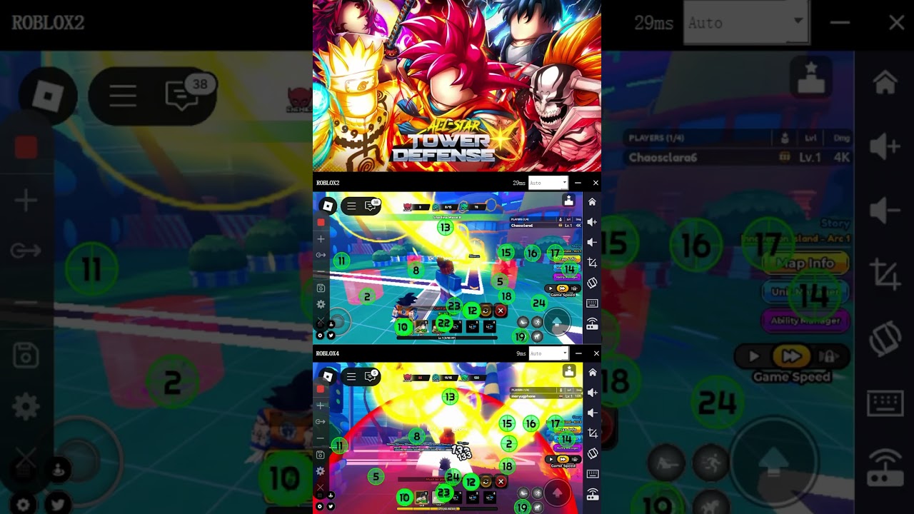 TESTE 24/7 FUNCIONA! All Star Tower Defense X no UgPhone PERFEITO! 📱⚡