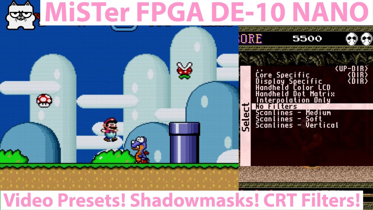 MiSTer FPGA DE 10 - Video Presets! Tons of new CRT Filters for MiSTer! Get that CRT Look!