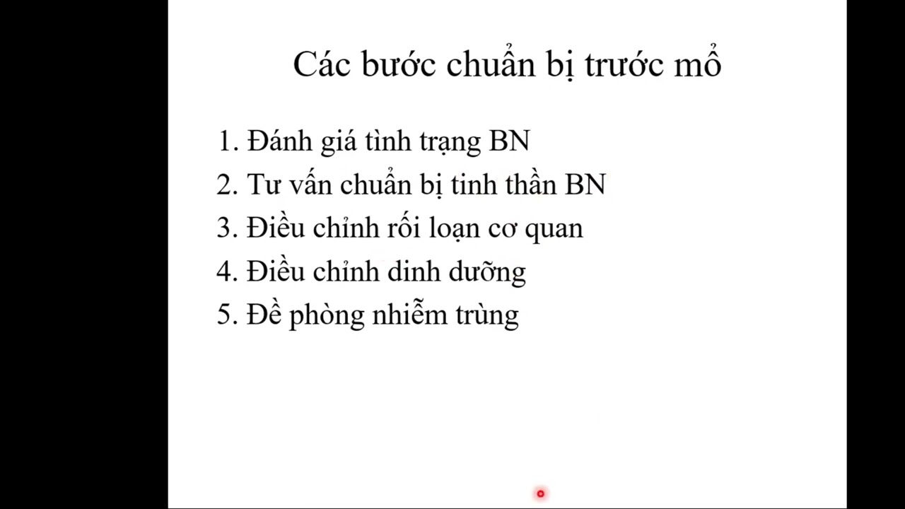 Ngoại Y6 - Bài giảng chuẩn bị bệnh nhân trước mổ + săn sóc sau mổ - PGS. TS. Nguyễn Cao Cương