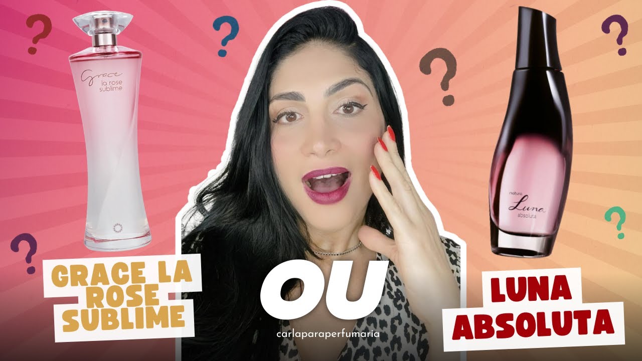 Perfume GRACE LA ROSE SUBLIME DA HINODE ou LUNA ABSOLUTA? Descubra qual a melhor fragância! ✨🌹