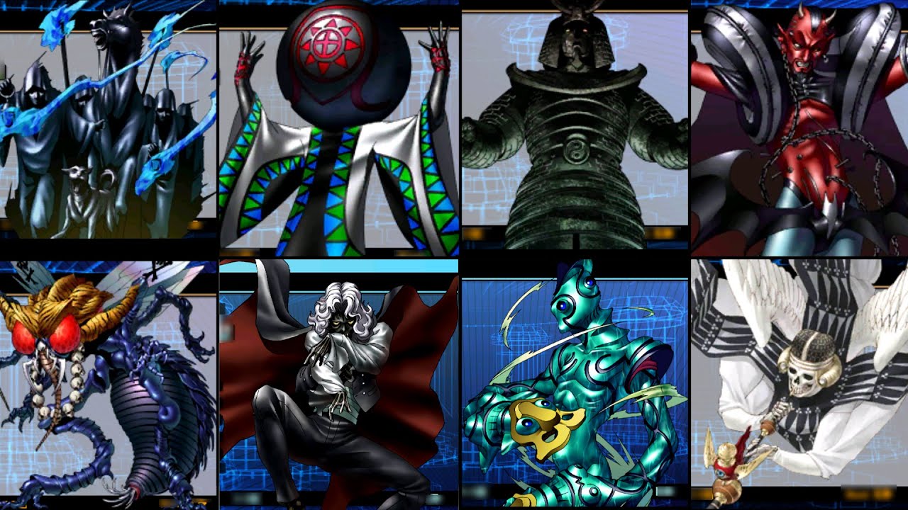 SMT Nocturne, 4, and 4 Apocalypse - ALL Demons in Compendium (Shin Megami Tensei)