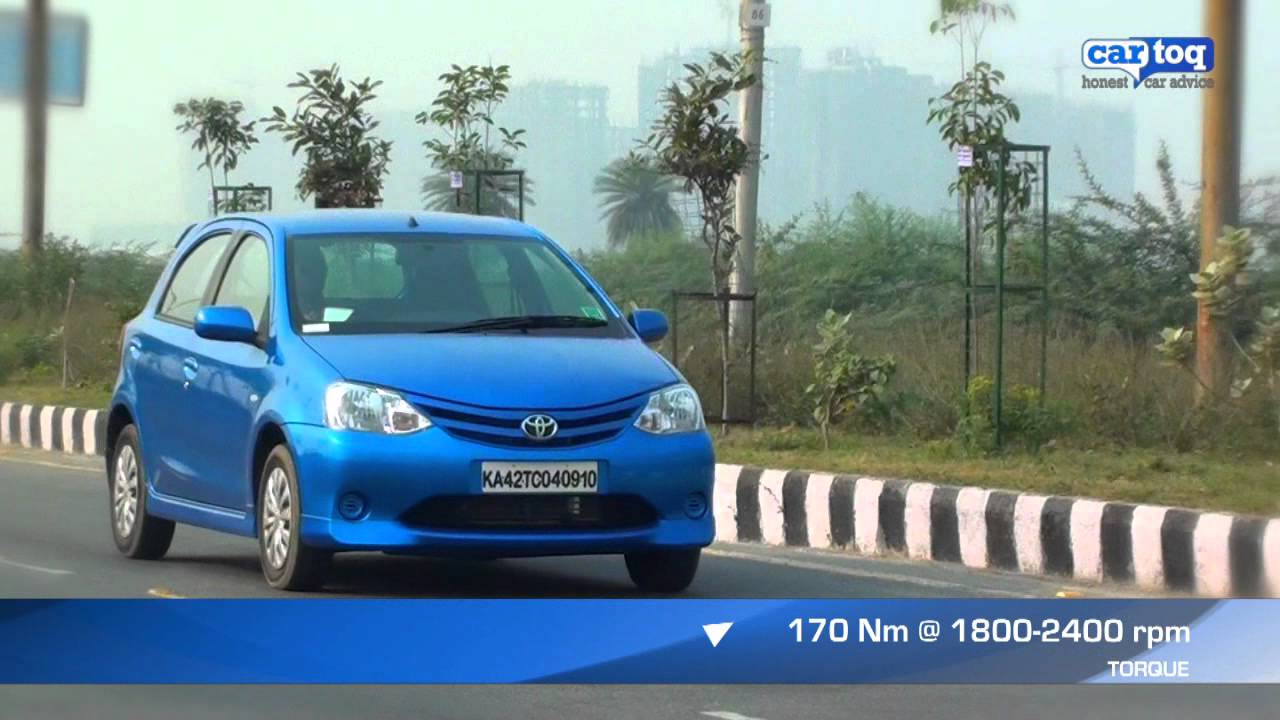 Toyota Etios Liva Diesel video and road test by CarToq.com