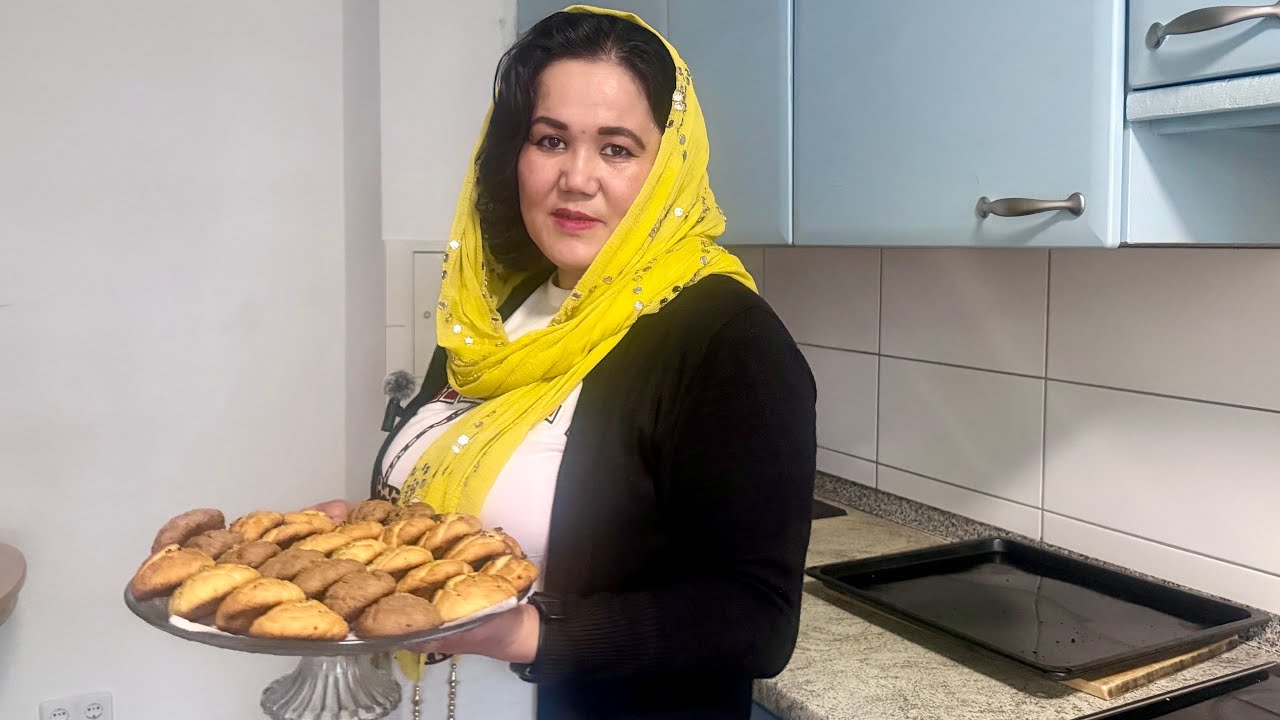 آماده کردن کلوچه  در خانه به ساده ترین روش 🥰😍❤️