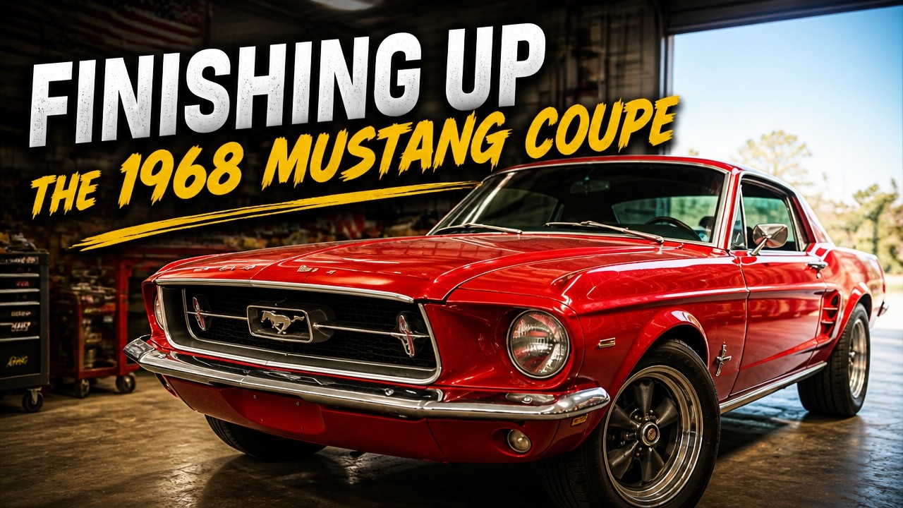Завершение работы над купе Mustang 1968 года.