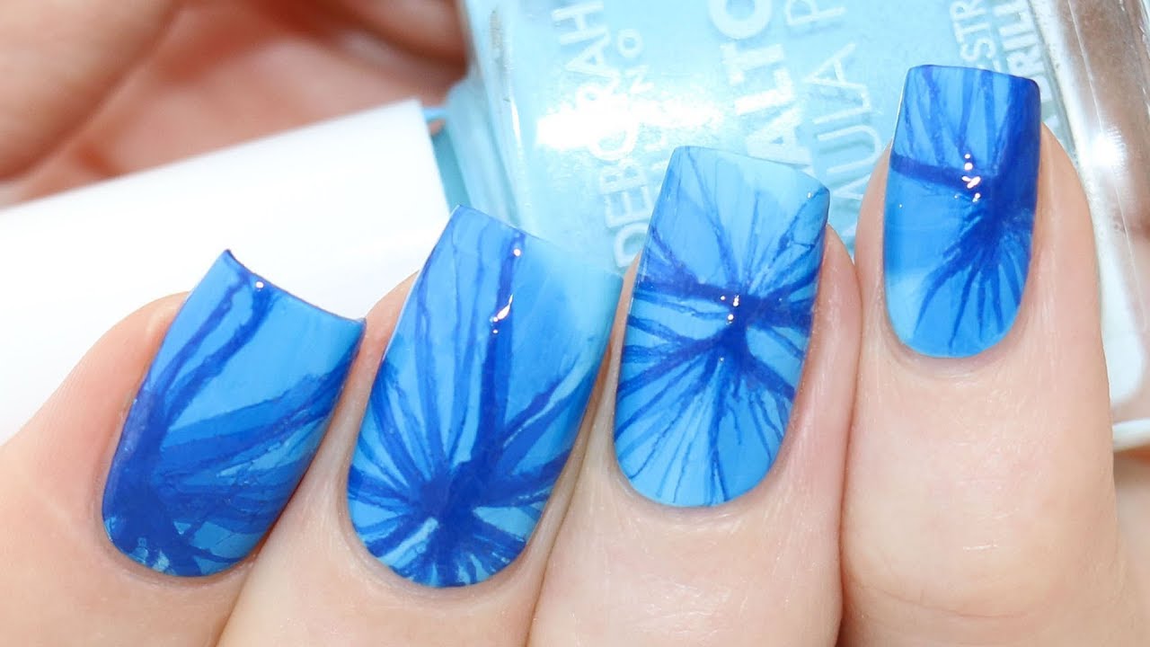 WATER VEIL NAIL ART TUTORIAL