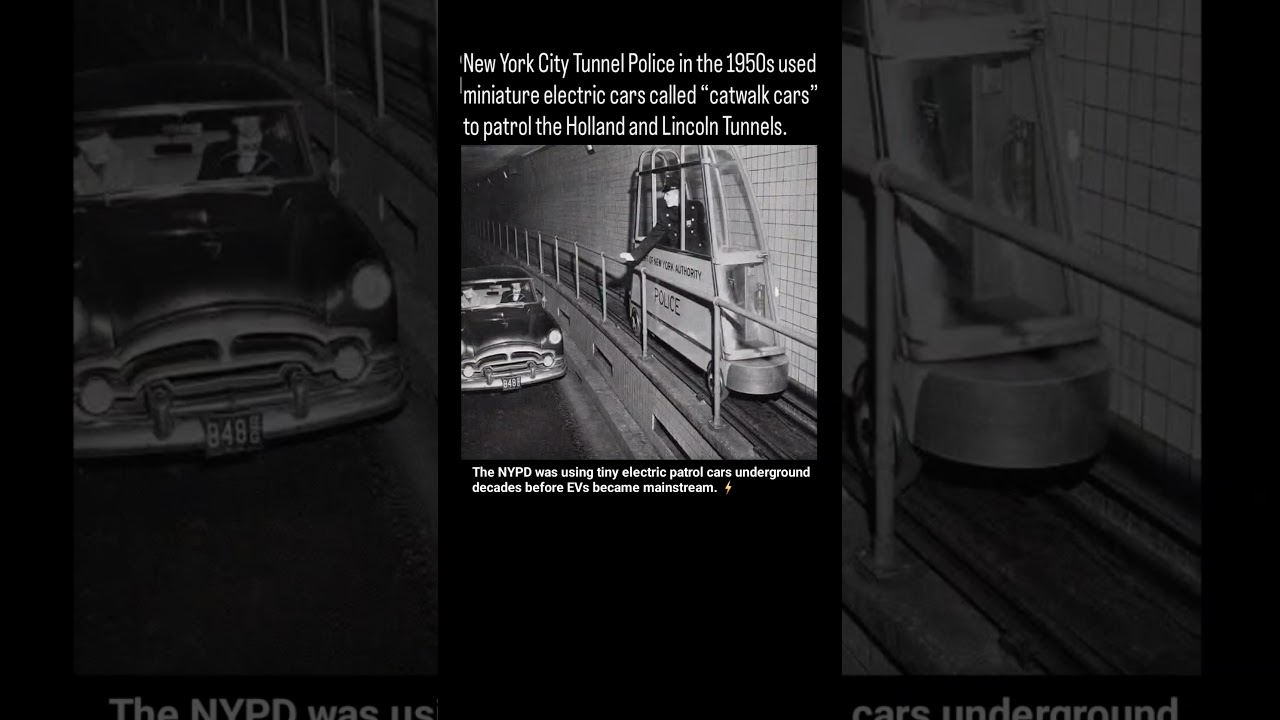 The Tiny Police Cars That Patrolled NYC Tunnels in the 1950s ⚡ | Forgotten History