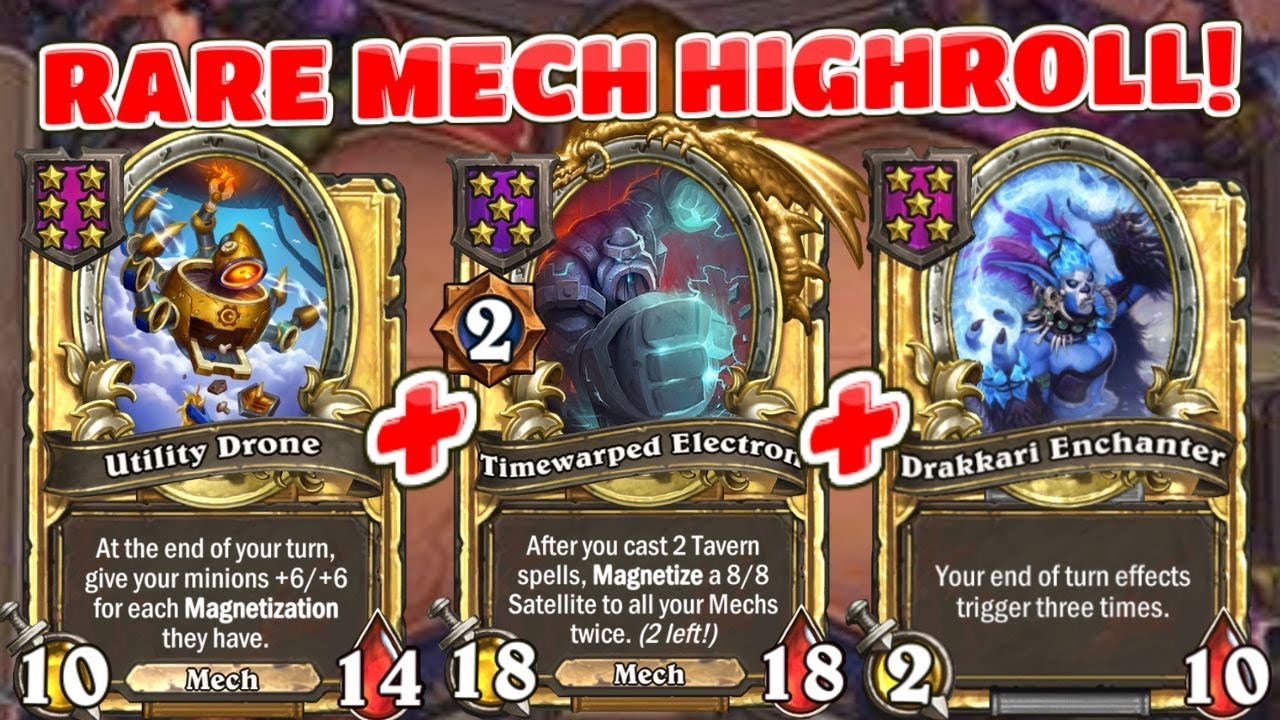 A SUPER RARE MECH GAME | Hearthstone Battlegrounds
