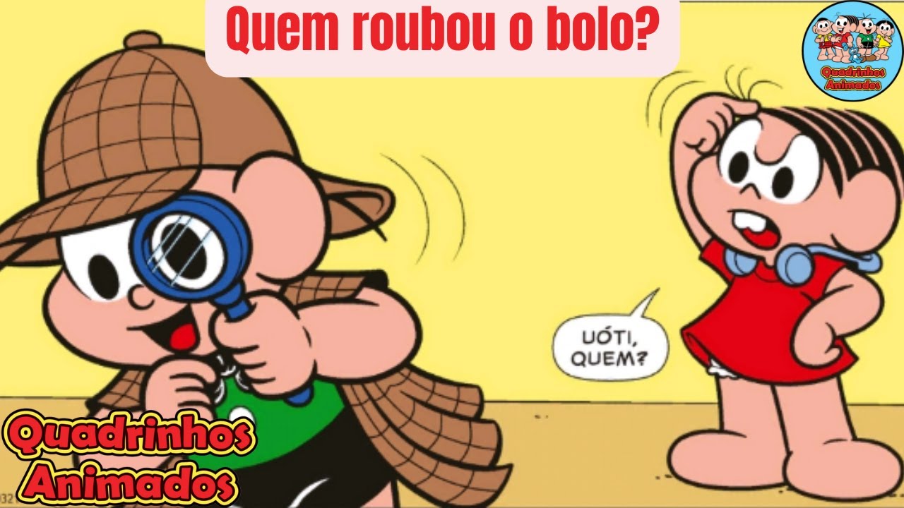 Turma da Mônica em O mistério do bolo e Uma foto do Limoeiro - NARRADO