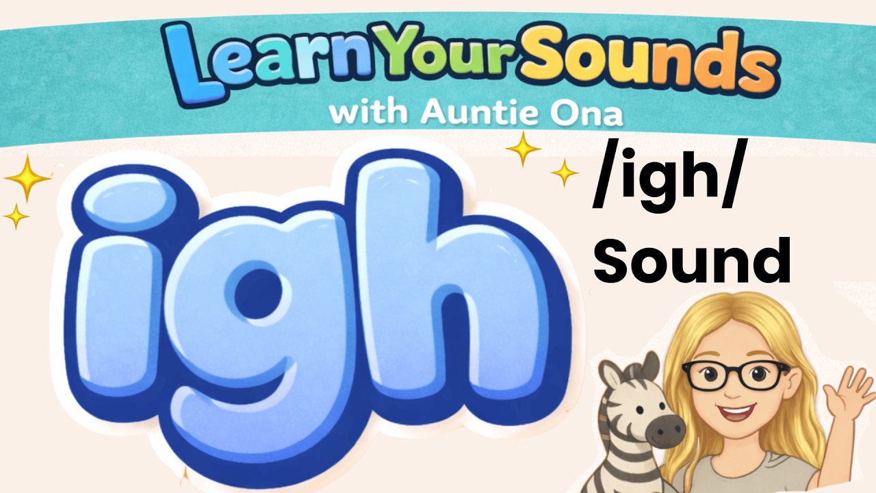 ‘igh’ Sound | Phonics for Kids | Blending & Real-Life Examples