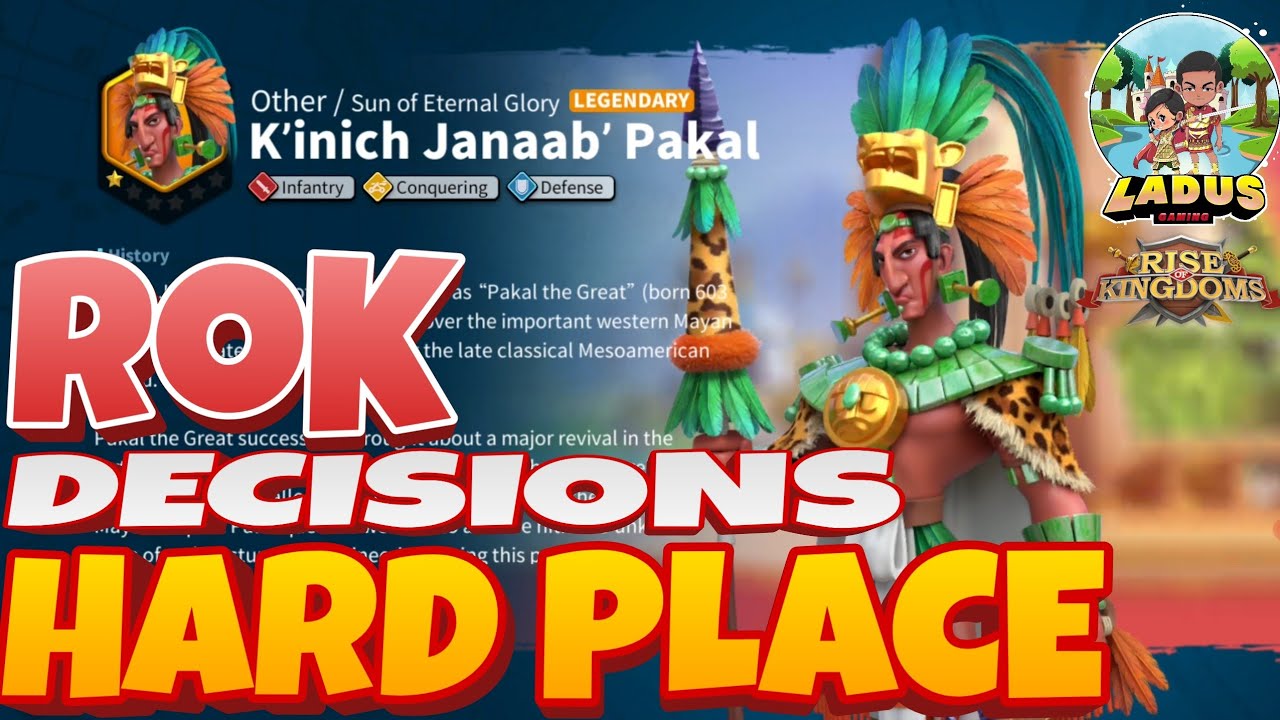 Choices and Decisions, Rise of Kingdoms Strategy : RoK Key Opening, MGE Pick, Spending, Pakal Summon