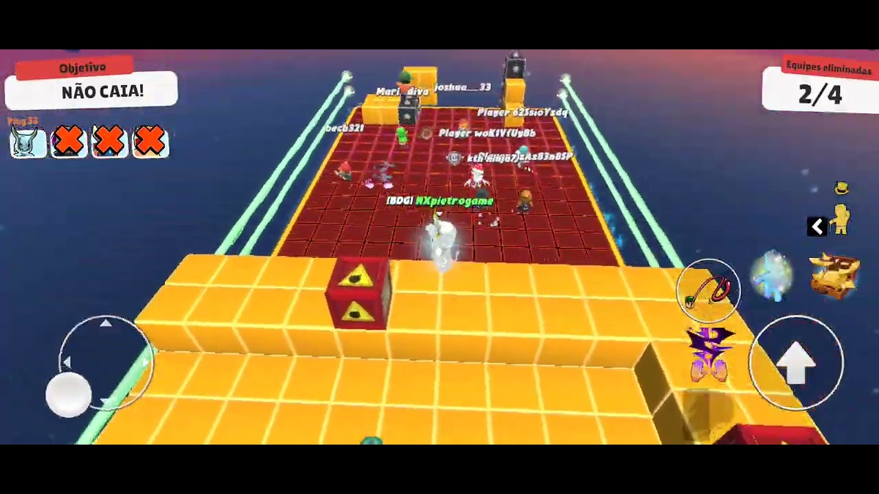 Jogando Block Dash, vam bora