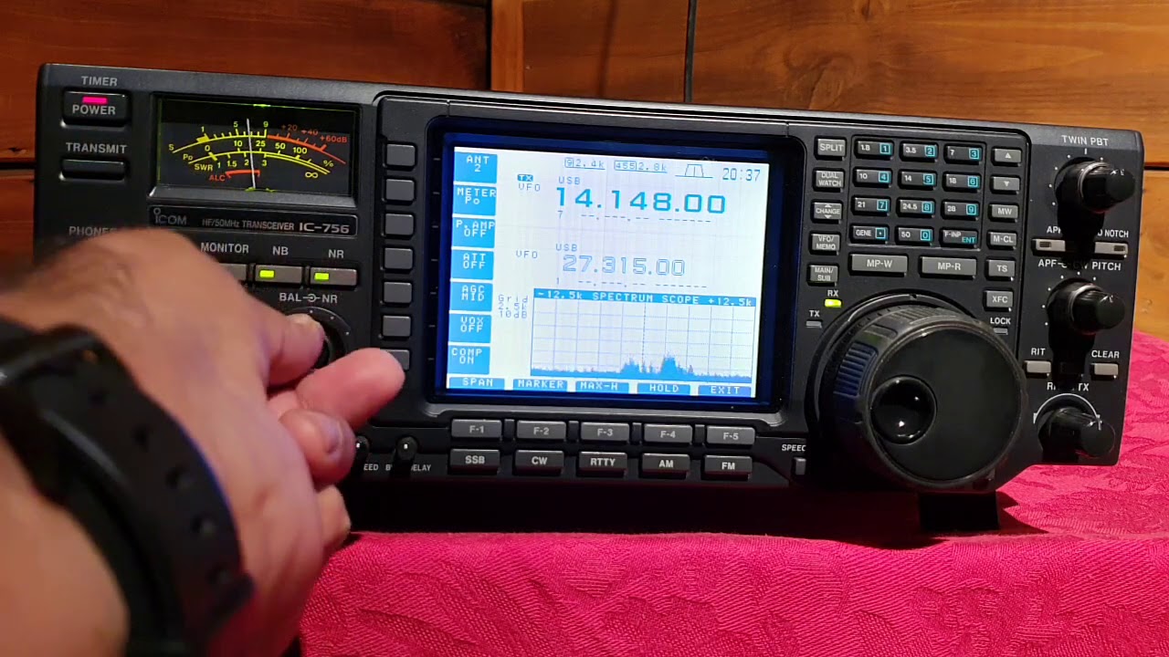 Icom IC-756 HF / 50 MHz Amateur Ham Radio Transceiver
