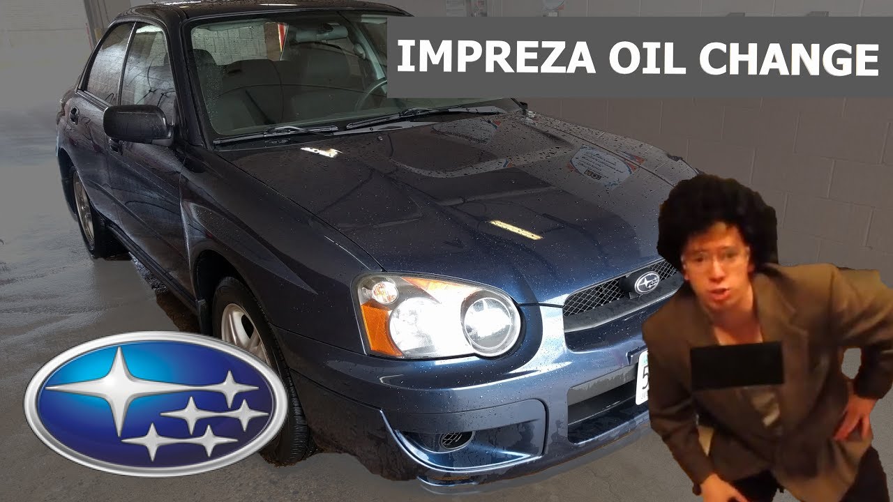 How to Change Oil Subaru Impreza EJ25 2005 2.5RS DIY