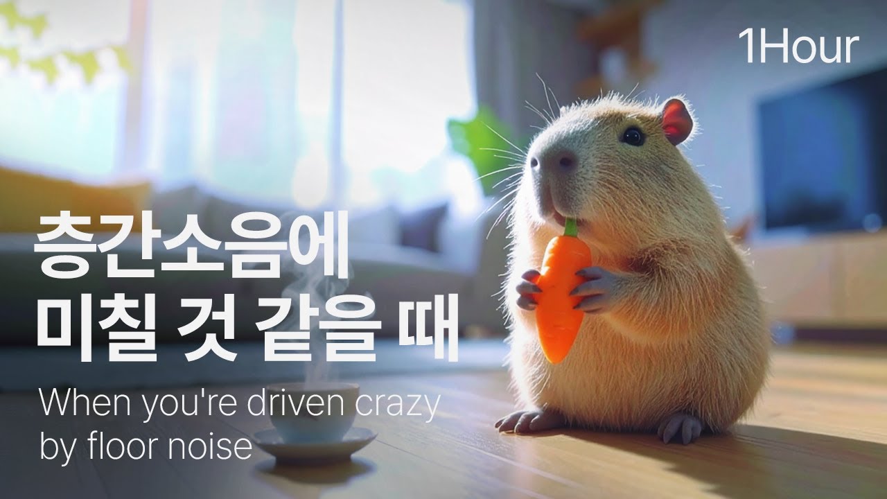 층간소음에 미칠 것 같을 때 🔥 When you're driven crazy by floor noise