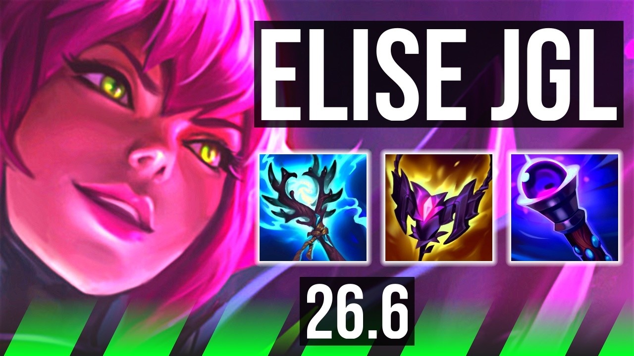 ELISE vs EKKO (JGL) | Good KDA: 22/2/9 | EUNE Grandmaster | 26.6