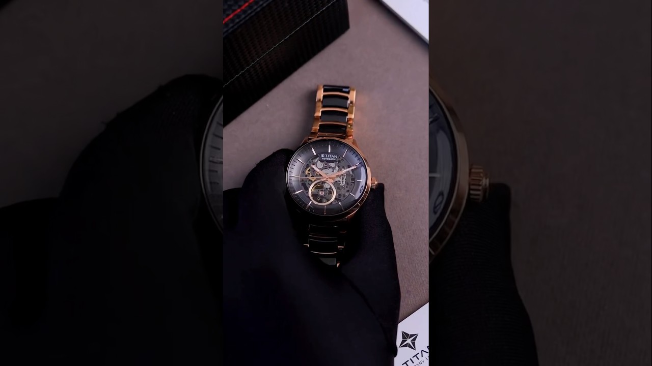 Titan Fusion Ceramic Automatic Watch For Men #titanwatches #titanautomatic #ceramicautomatic #watch
