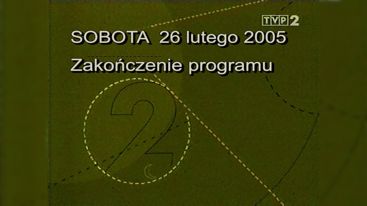 Zakończenie programu Dwójki - noc 25./26.02.2005
