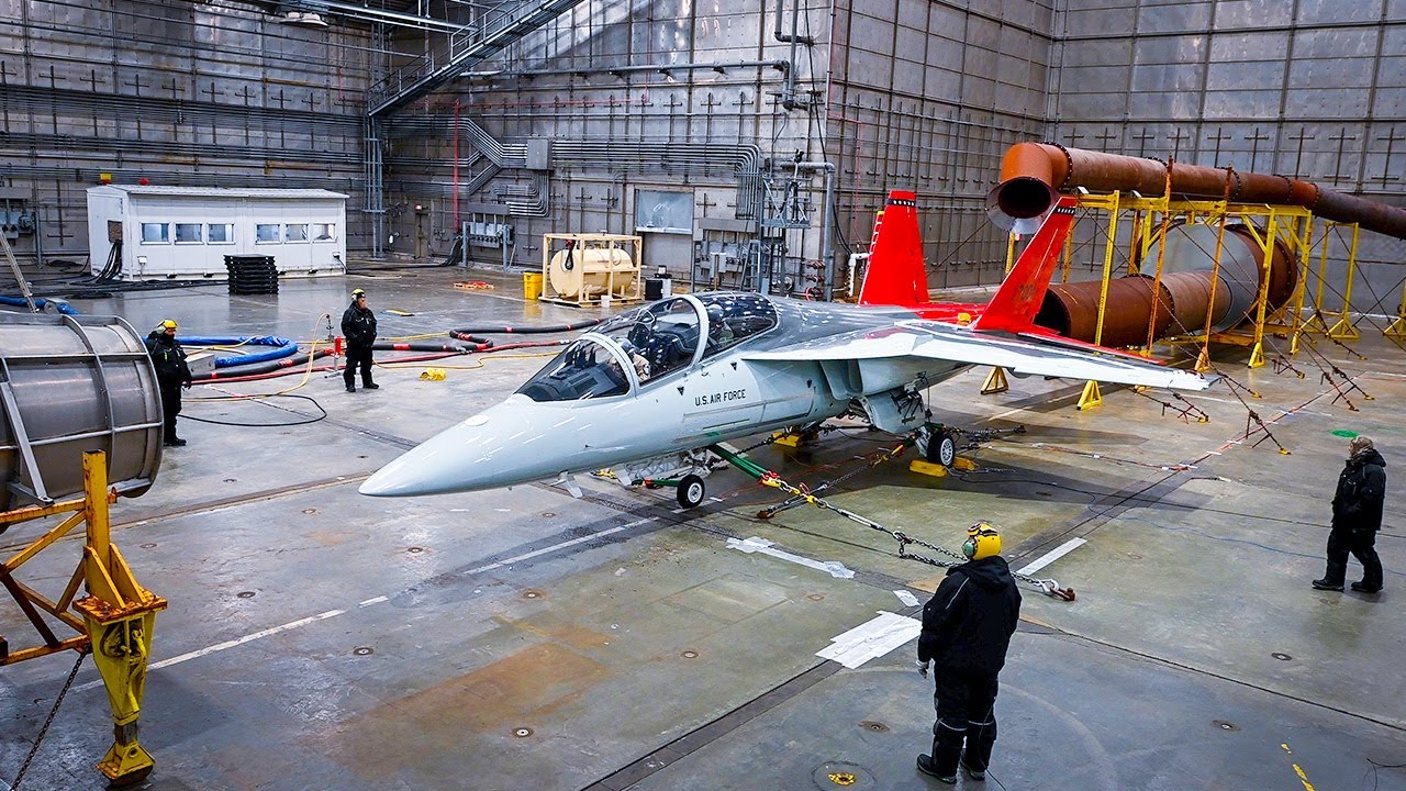 Inside the Hangar: T-7A Red Hawk Prepared for Weather Resistance Test