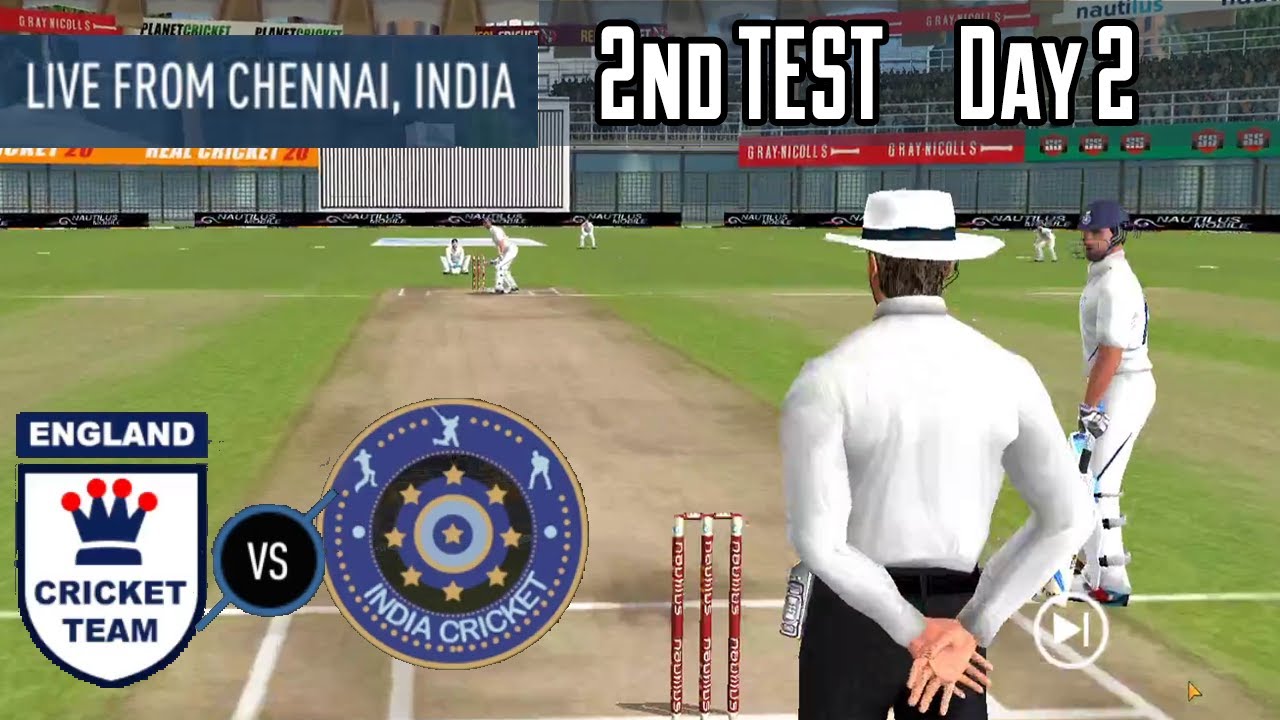 Day 2 Highlights : 2nd Test India vs England match 2021 |Bowlers day | Real Cricket 20 Test Gameplay