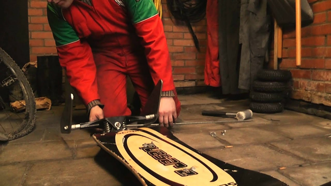the making of an ice windsurfer.