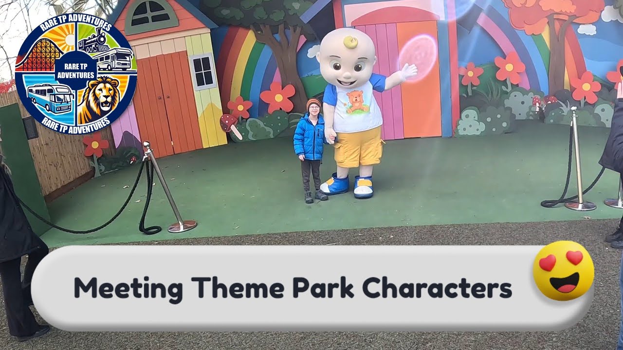 Meeting some Theme Park Characters