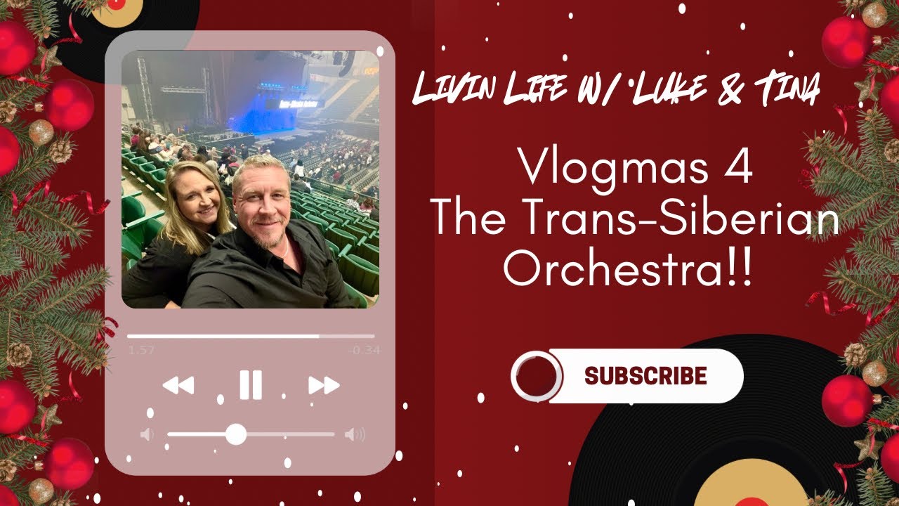 Vlogmas 4. The Trans-Siberian Orchestra! Tina’s First Time! 