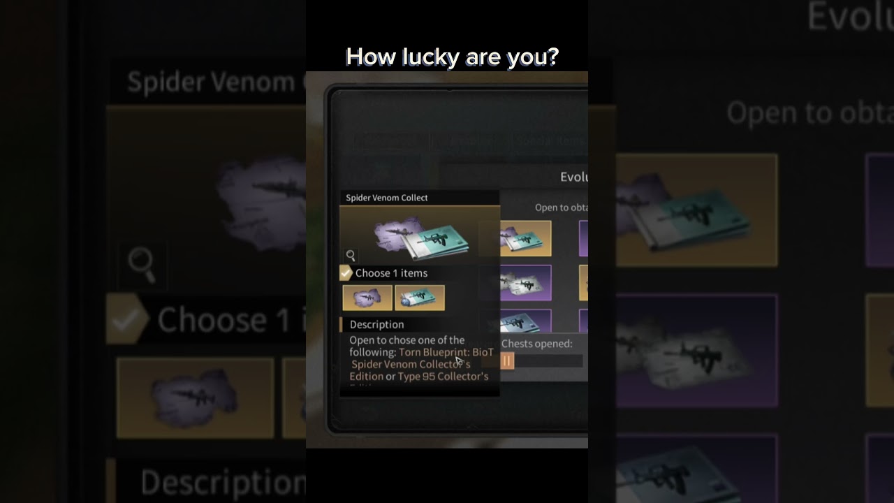 Opening 10 evolve weapon chests #Lifeafter