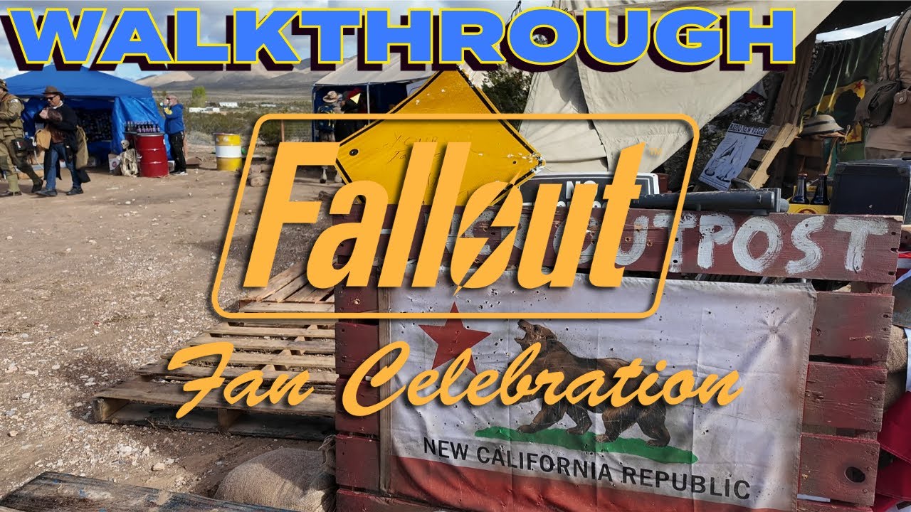 Видеоблог о празднике фанатов Fallout. Прохождение третьего дня и поход в деревню торговцев.