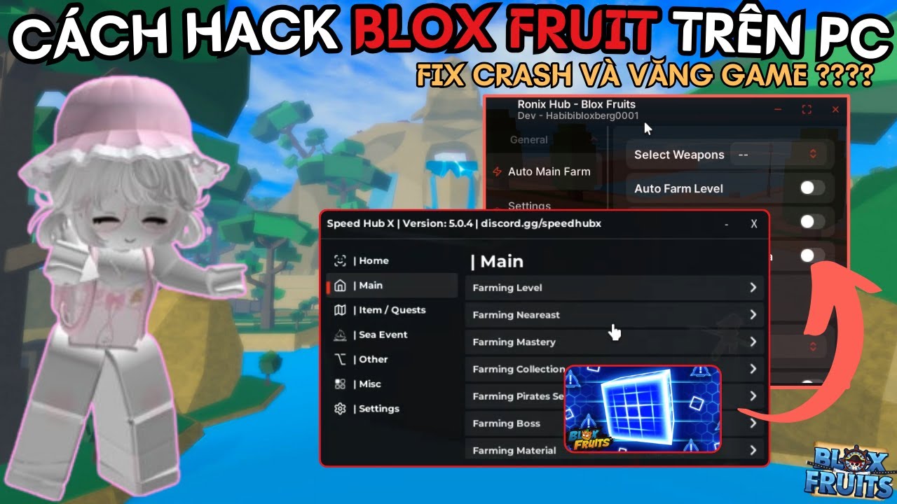 Cách Hack Blox Fruit Trên PC Update Control Siêu Ngon Trong Roblox Free Chống Ban Siêu Dễ Auto Farm