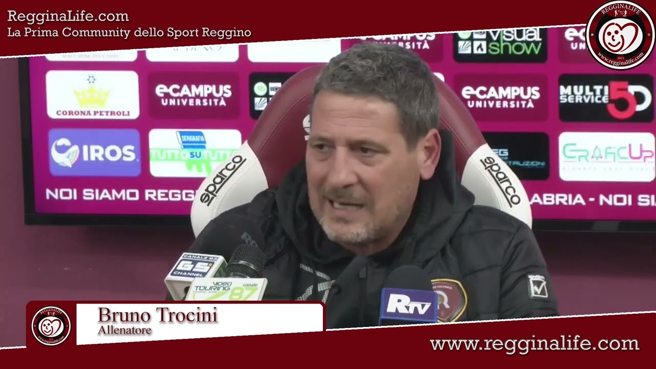 LFA Reggio Calabria-San Luca 1-1 Conferenza-Stampa Post Partita del Mr. Bruno Trocini (21/01/2024)