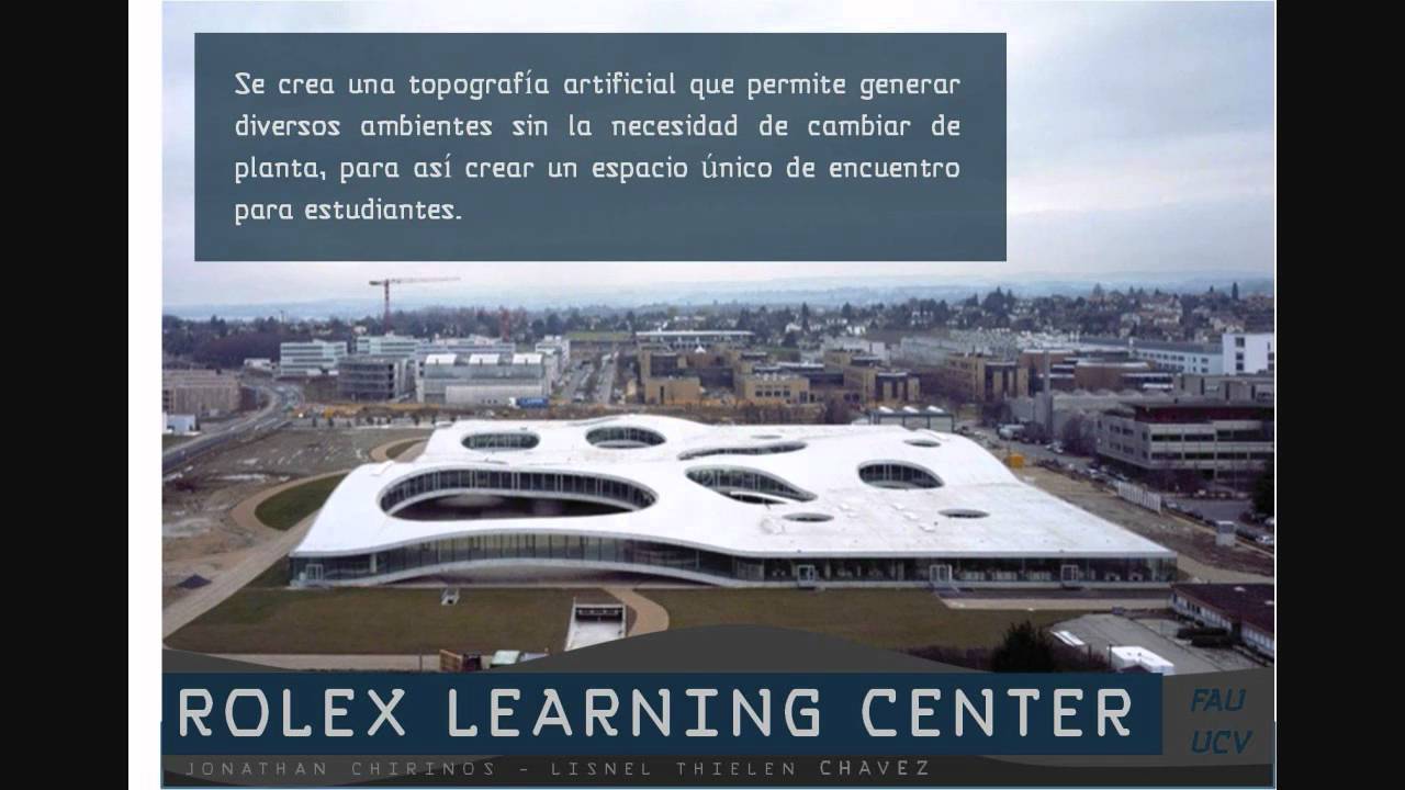 ROLEX LEARNING CENTER / SANAA / UCV / FAU / UDE / JONATHAN CHIRINOS / LISNEL THIELEN /