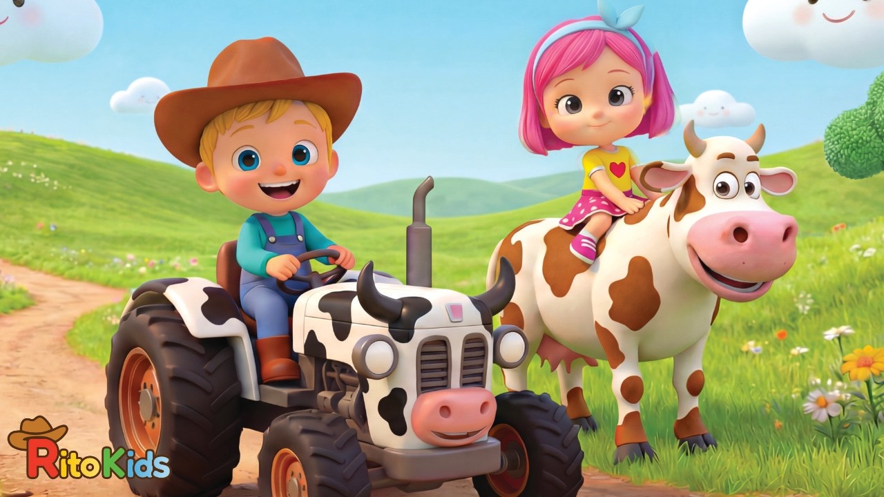 Na Fazenda do meu tio 🧑‍🌾🚜 músicas infantis | Animais da Fazenda para Crianças