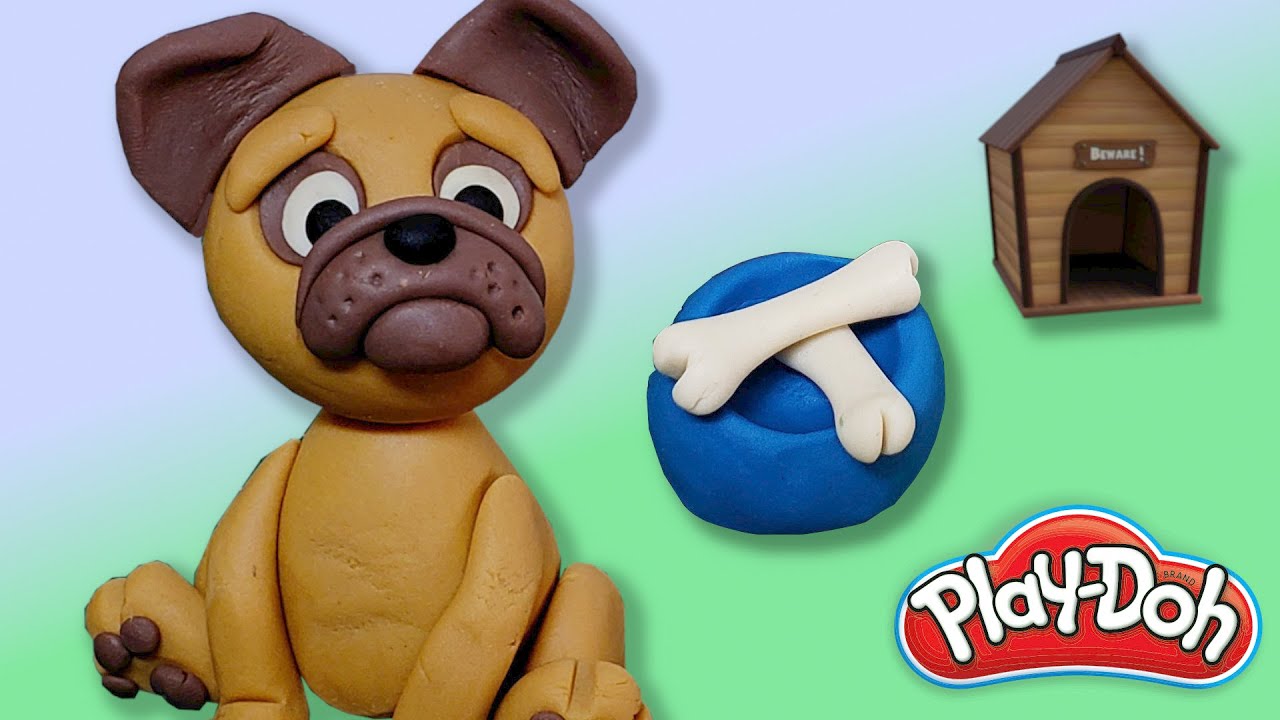 Playdoh Pug/ play doh puppy dog