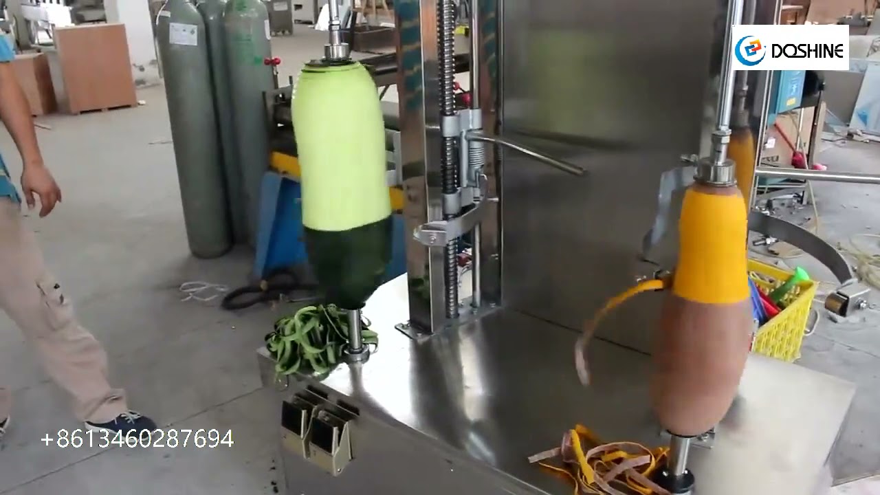 Commercial Automatic Papaya Peeling Machine / Pumpkin Peeling Machine / Watermelon Peeler