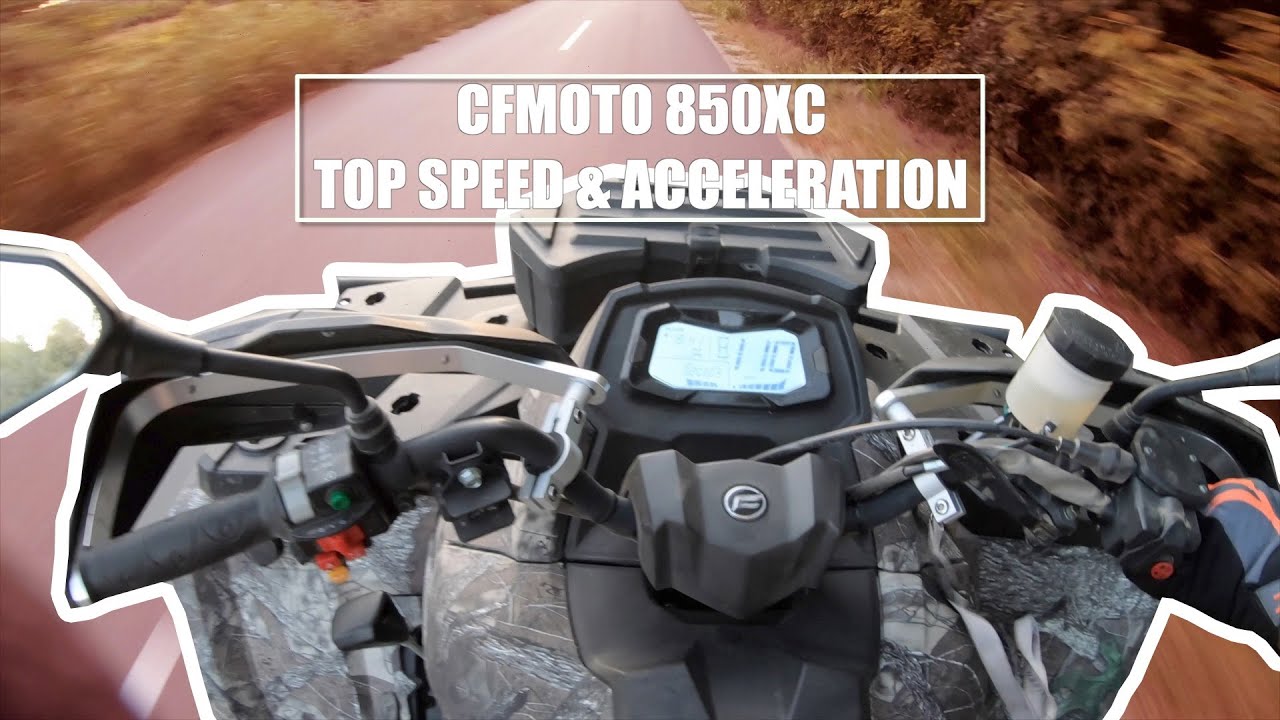 2020 CFMOTO 850xc TOP SPEED & ACCELERATION