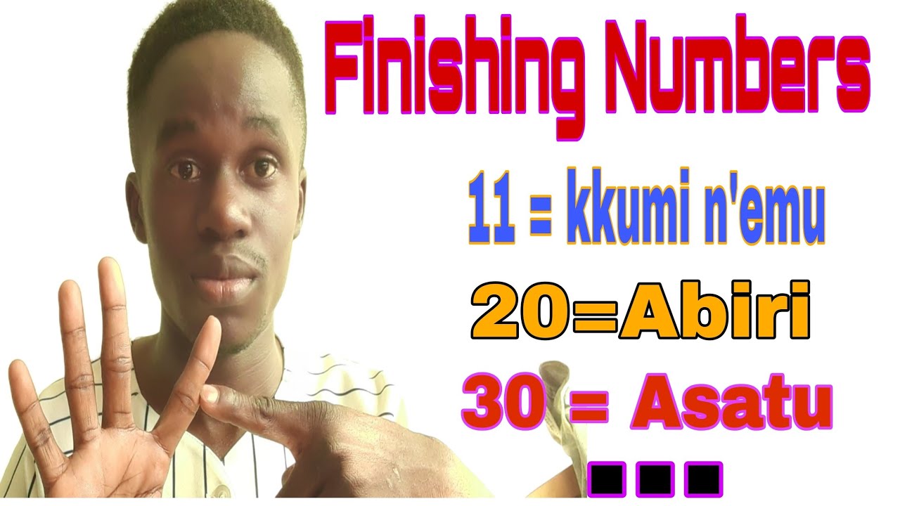 Completing numbers in luganda | lesson 11 learn luganda.